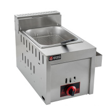 Luxury Stainless steel fried meat gas deep fryer